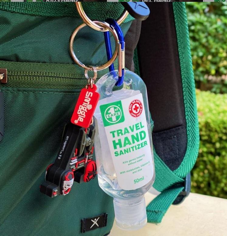 travel hand sanitizer