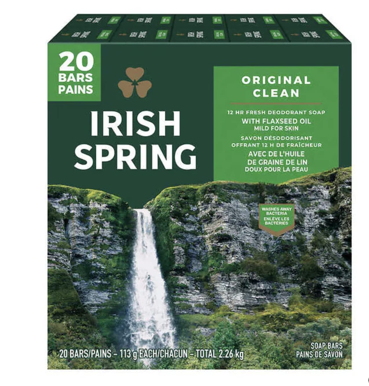 Irish Spring Pure Fresh Body Wash With Charcoal, Body & Bath, Beauty &  Health