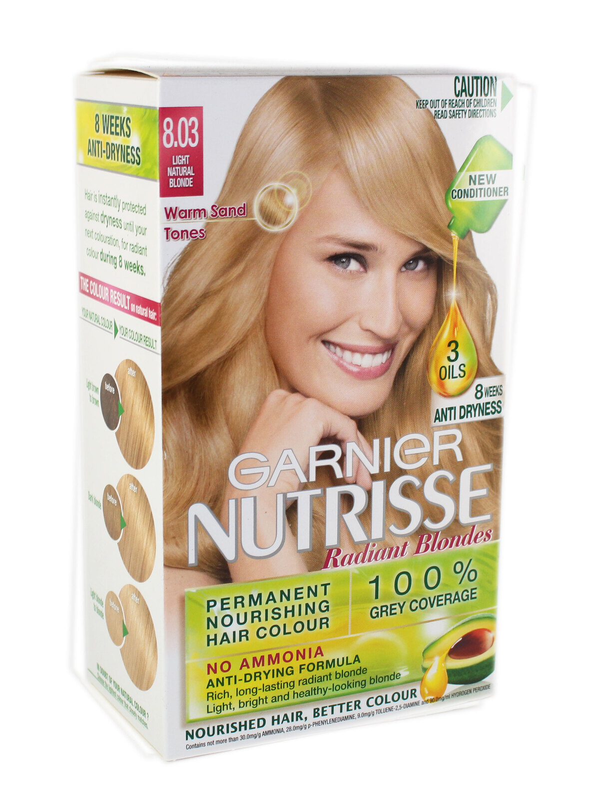 Garnier Nutrisse Cream 8 03 Light Natural Blonde