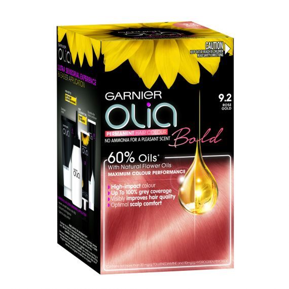 Garnier Olia Permanent Hair Colour Rose Gold Garnier Olia Permanent Hair Colour Rose Gold