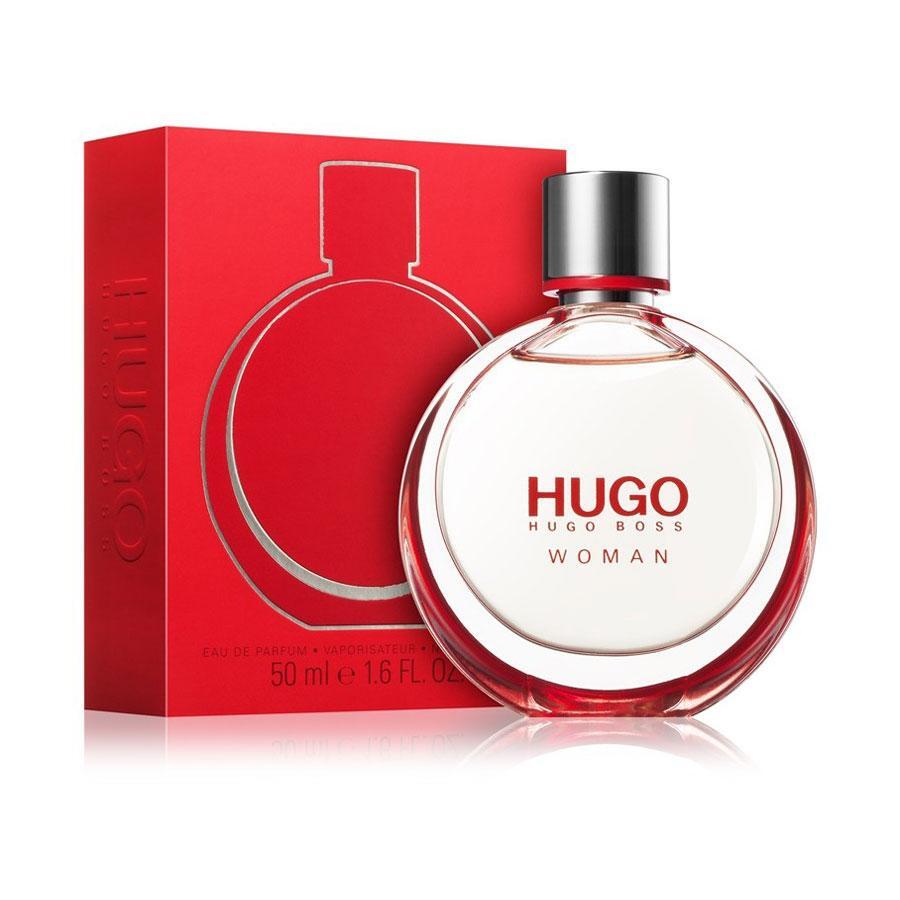 Hugo на русском. Hugo Boss Hugo woman Eau de Parfum. Hugo Boss woman 50ml EDP. Hugo Boss Hugo woman EDP (50 мл). Духи Хьюго босс Хьюго Вумен.