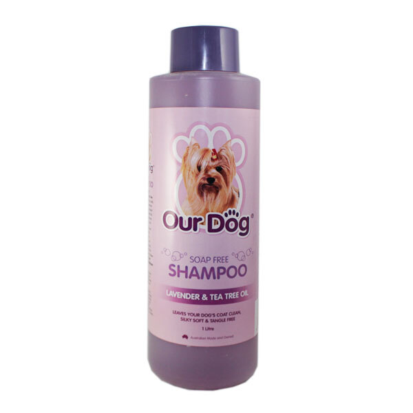 Our Dog Soap Free Shampoo Lavender & Tea Tree Oil 1Lt