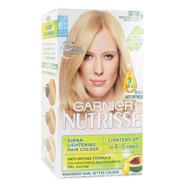 Garnier Nutrisse Cream 10 13 Light Sandy Blonde Extra Light Beige