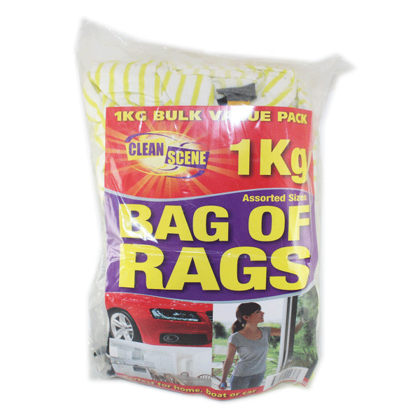 Clean Scene Bag Of Rags 1kg Generic