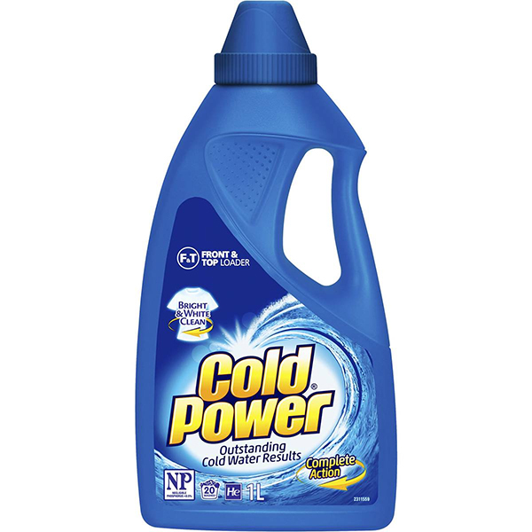 Cold Power Laundry Liquid Front & Top Loader 1Lt