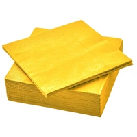 Yellow Lunchoen Napkin 2ply 33cm x 33cm 30PK