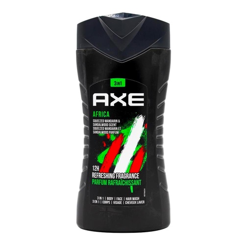 AXE 400mL 3IN1 BODY + FACE + HAIR WASH AFRICA