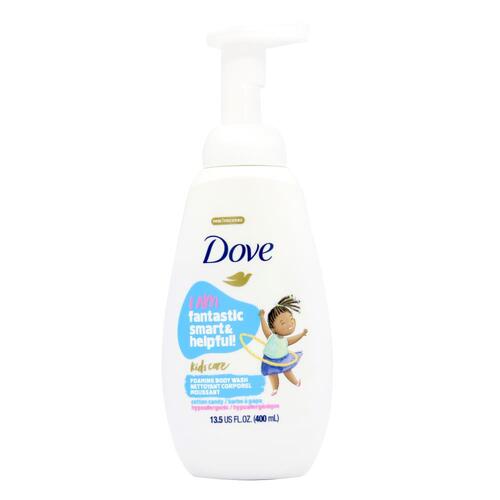 Dove Foaming Body Wash For Kids Cotton Candy Hypoallergenic Skin Care 400ml