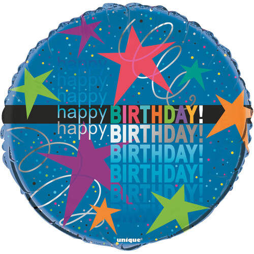 Cosmic Birthday 45cm (18") Foil Balloon