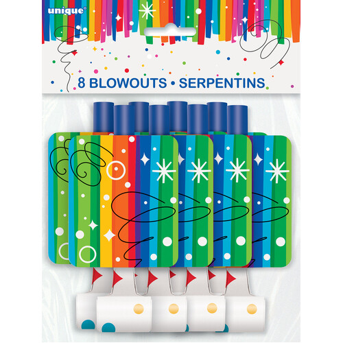 8pk Blowout Serpentins
