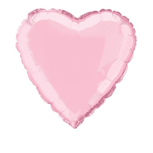 18" Lovely Pink Heart Foil Balloon 45cm