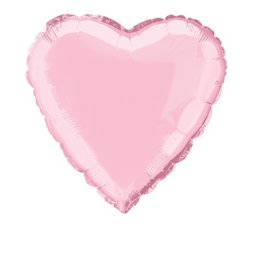 18" Lovely Pink Heart Foil Balloon 45cm