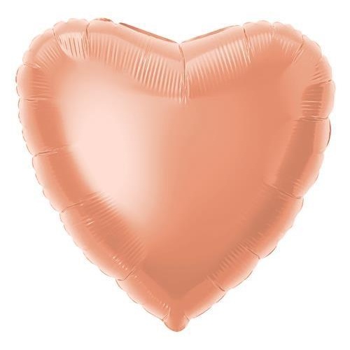 18" Rose Gold Heart Foil Balloon 45cm