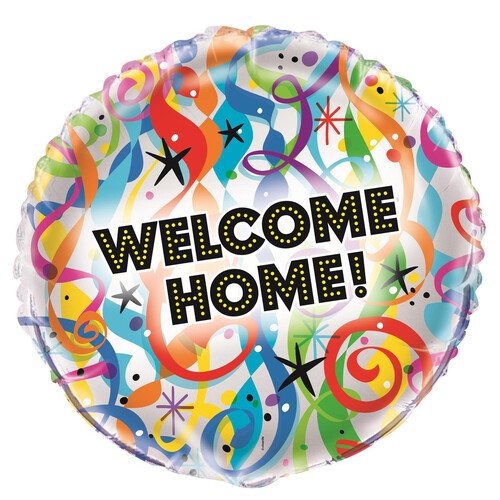 Bright Welcome Home 45cm (18") Foil Balloon