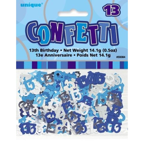 Glitz Blue 13 Confetti 14Gram (0.5oz)