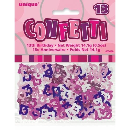 Glitz Pink 13 Confetti 14Grams (0.5oz)