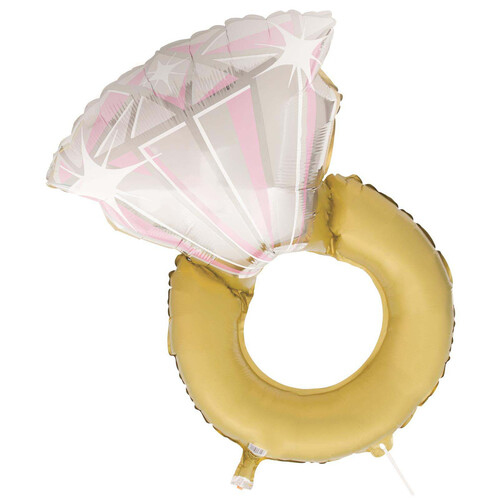 Diamond Ring Shape 81.2cm (32") Foil Balloon
