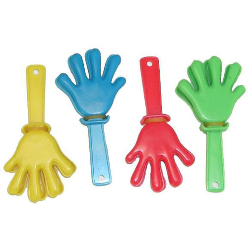 8 Assorted Hand Clappers