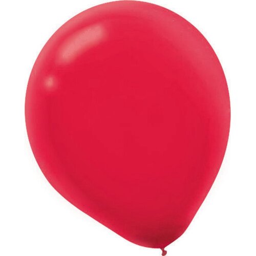 Apple Red 5" Latex Balloons 12cm 50 Pack