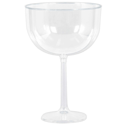 Jumbo Wine Glass Clear Plastic