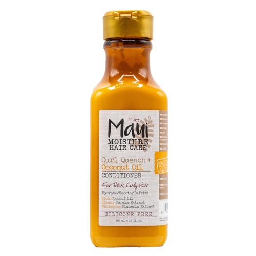 Maui Moisture Curl Quench + Hydrating Coconut Oil Conditioner For Curly Hair 385mL