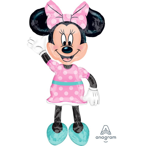 Minnie Mouse Airwalker Balloon - Pink