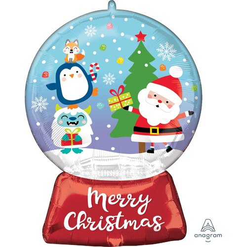 SuperShape Merry Christmas Snow Globe P30