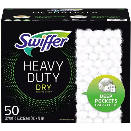 Swiffer Heavy Duty Dry Sweeping Cloths Refills 50pk