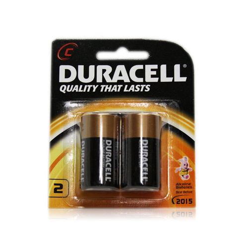 Duracell Alkaline Battery Size C 2pk
