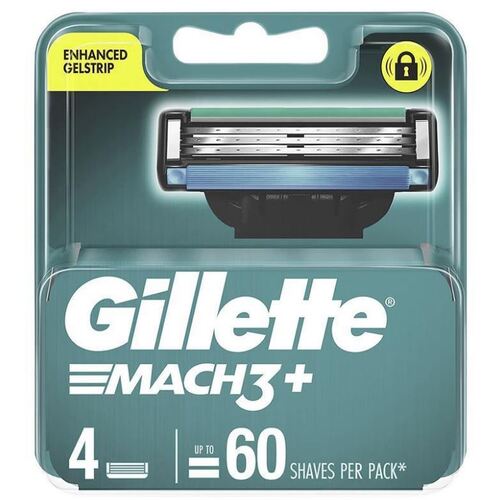 Gillette Mach3 Cartridges 4pk