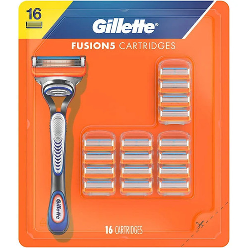 Gillette Fusion  Razor + 16 Cartridges