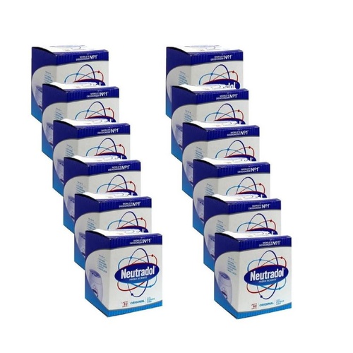 12PK Neutradol Gel Power Orb Odour Deodoriser Gel Air Freshener 135g Original 
