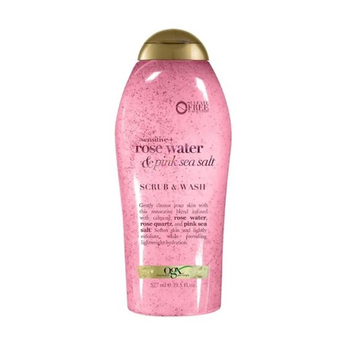 Rose Water & Pink Sea Salt Scrub & Wash 577ml