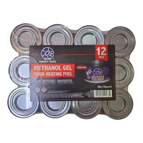 12 x Oz Heat Food Healing Fuel 3HR 200g