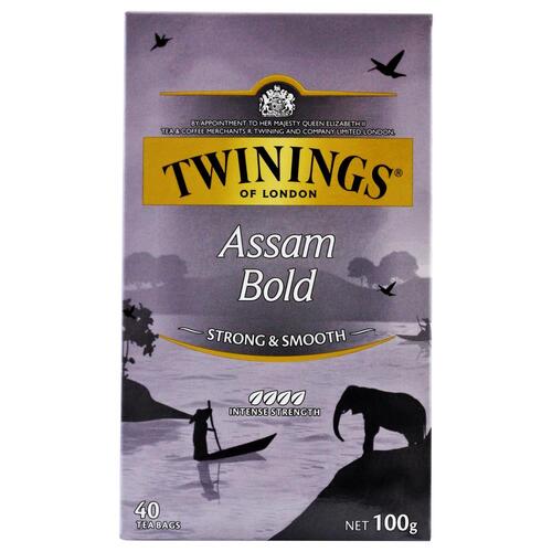 Twinings Assam Bold Black Tea Bags 40 pack