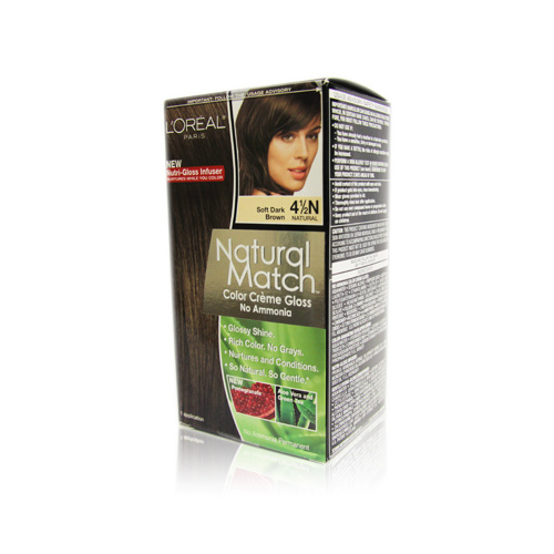 L'Oreal Natural Match Color Creme Gloss 4.5N Soft Dark Brown