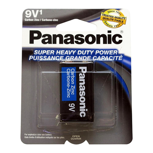 Panasonic Carbon Zinc Battery Size 9V