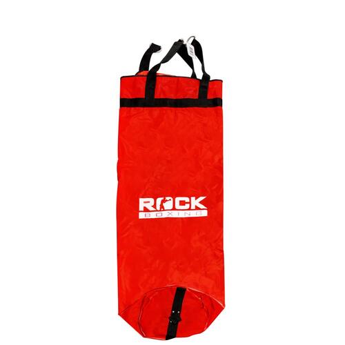 Rock Punching Bag Unfilled Red