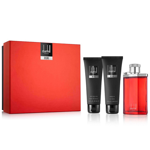Alfred Dunhill Desire Red 3pcs Gift Set 100ml EDT Spray Men