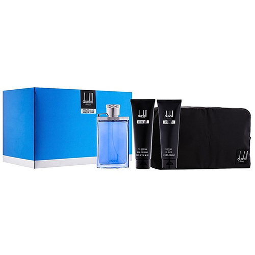 Alfred Dunhill Desire Blue 4pcs Gift Set 100ml EDT Spray Men