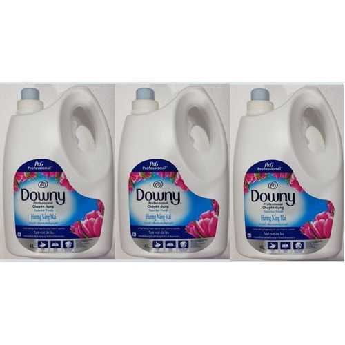 3 x Downy Sunrise Fresh Concentrated Fabric Conditioner 4L 