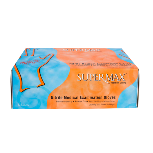 Supermax Nitirle Latex Free Powder Free Gloves Small 100pk