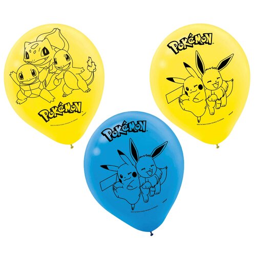 Pokemon Classic 30cm Latex Balloons 6pcs