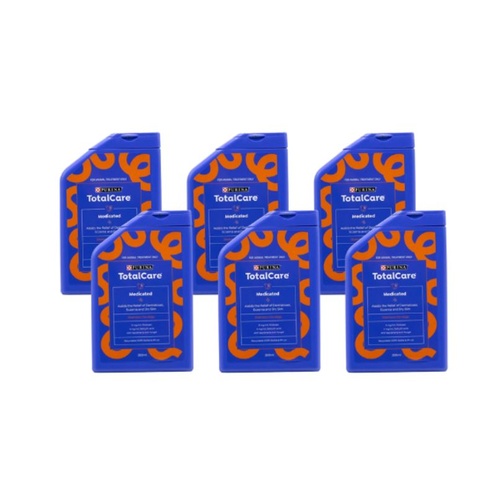 CTN 6 x Purina Total Care Medicated Shampoo for Dogs 350mL