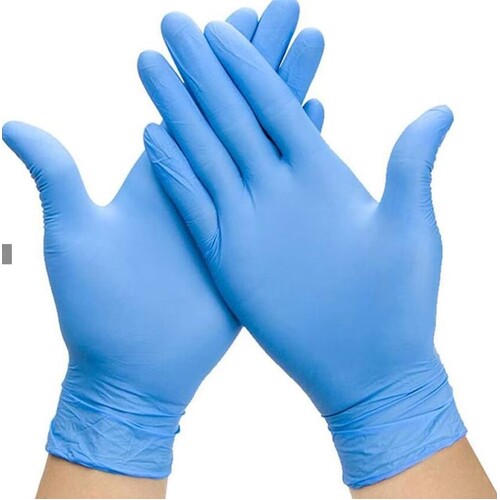 Microlite Plus Nitrile Blue Gloves Medium 1000/CTN