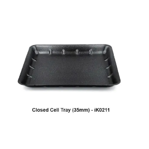 180PC/CTN Foam Tray DEEP 14" x 11" Black
