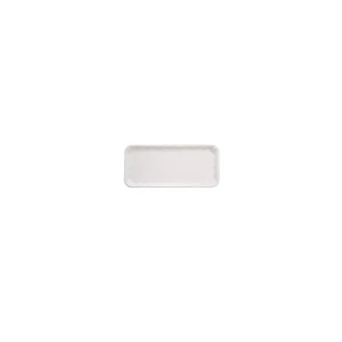 1000PC/CTN Foam Tray Shallow 11" x 5" White 