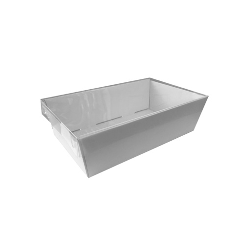 Small 10pk White Catering Grazing Box With Clear Lid 