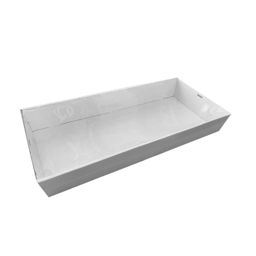 Large 10pk White Catering Grazing Box With Clear Lid 
