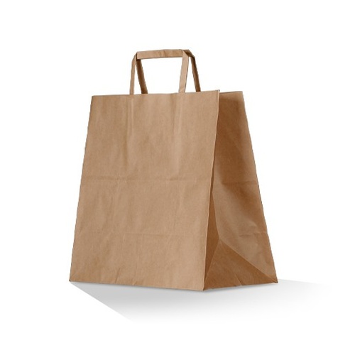 10pk Takeaway Brown Kraft Paper Bag Medium 